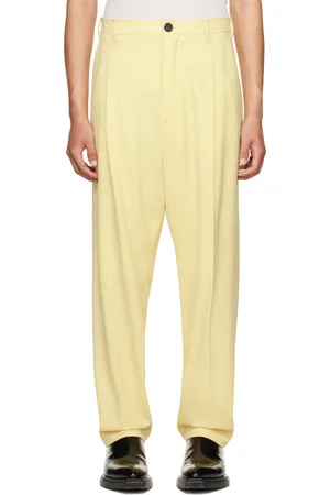 LU’U DAN Yellow Tailored Trousers