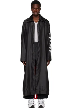 LU’U DAN Black Printed Coat