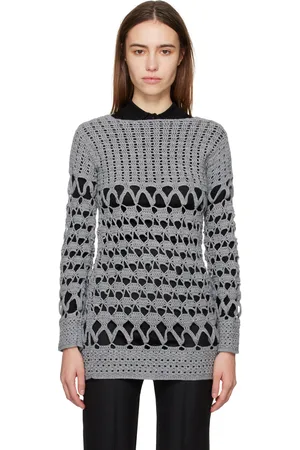 Niccolo Pasqualetti Gray Gancio Sweater