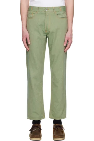 YMC Green Tearaway Jeans