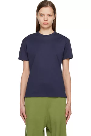 Sunspel Boys T-shirts - Navy Boy T-Shirt