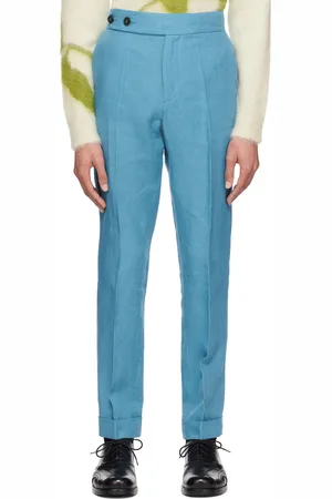 Erdem Blue Samuel Trousers