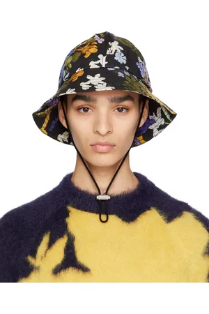 Erdem Black Cedric Bucket Hat