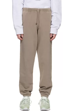 Reebok Men Trousers - Taupe Cotton Sweatpants