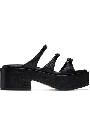 MARGE SHERWOOD Black Ribbon Sandals