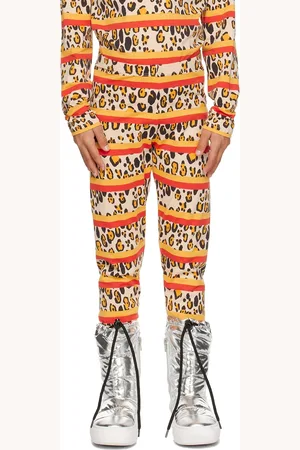 Mini Rodini Kids Multicolor Leopard Stripe Leggings