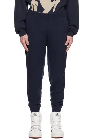 Frenckenberger Navy Hotoveli Lounge Pants