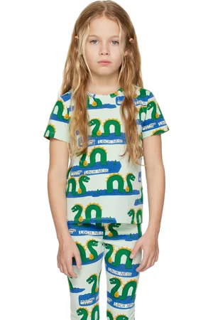 Mini Rodini Kids Blue Loch Ness T-Shirt