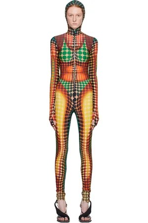 Jean Paul Gaultier Brown Dots Jumpsuit
