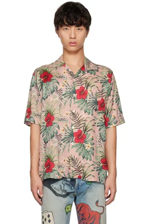 Rhude Pink Floral Shirt