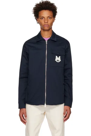 Moncler Navy Camicia Jacket
