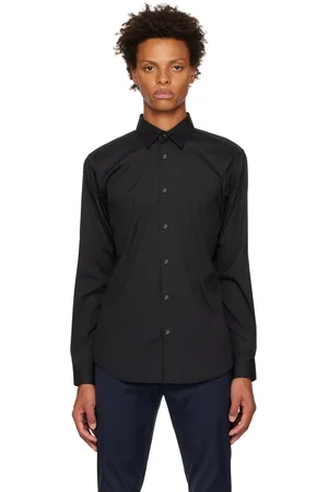 THEORY Black Sylvian Shirt