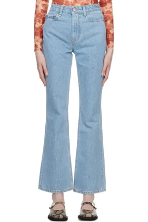 Ganni Blue Faded Jeans