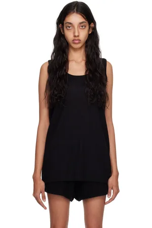 Frenckenberger Black Relaxed Tank Top