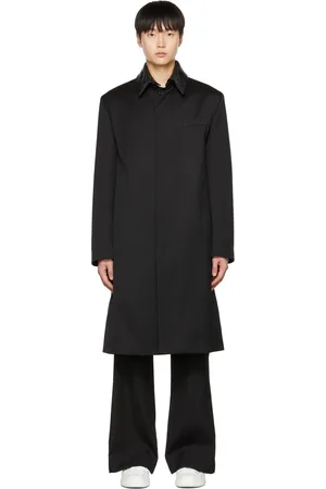 VALENTINO Black Buttoned Coat