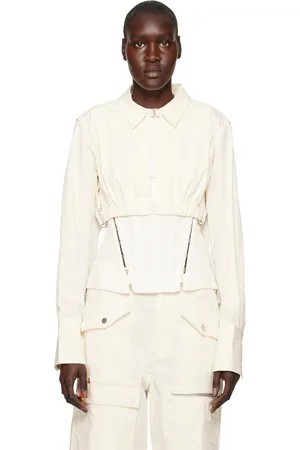 DION LEE Off-White Safety Slider Shirt