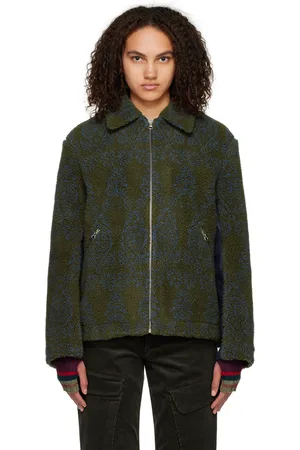 Paria Farzaneh Khaki Printed Jacket