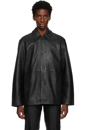 Won Hundred Men Leather Jackets - Black Damian Leather Jacket