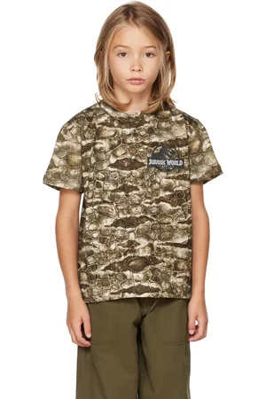 Molo Kids Brown & Khaki Jurassic World Edition Roxo T-Shirt