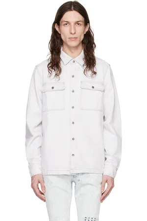 KSUBI Gray Scorpio Habits Denim Shirt