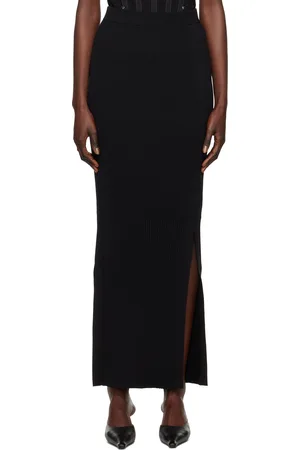 DION LEE Gradient Rib Maxi Skirt