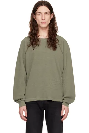 JOHN ELLIOTT Khaki Thermal Sweatshirt