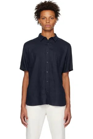 Vince Navy Pocket Shirt