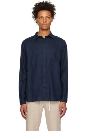 Vince Navy Pocket Shirt