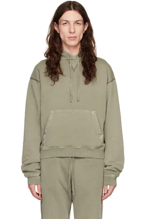 JOHN ELLIOTT Khaki Thermal Hoodie