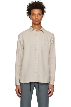 Vince Beige Pocket Shirt