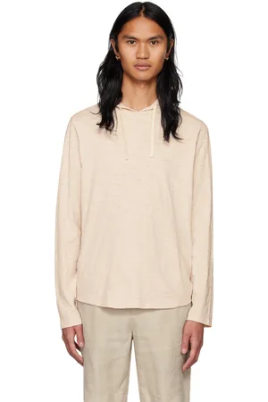 Vince Pink Textured Hoodie