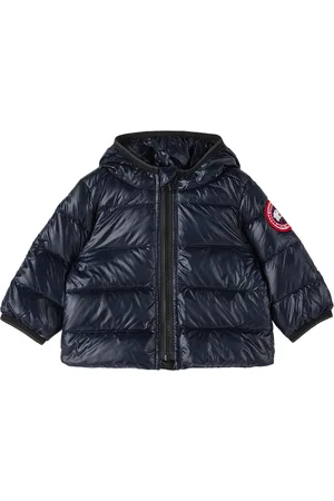 Canada Goose Baby Navy Crofton Hoody Down Jacket