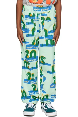 Mini Rodini Kids Blue Loch Ness Lounge Pants