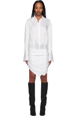 The Attico White Hatty Minidress