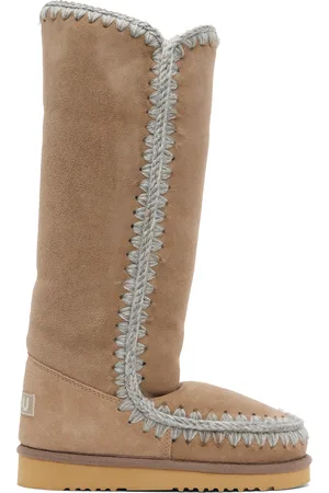 Mou Brown Suede Boots