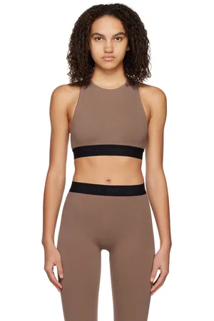 Filippa K Taupe Racer Back Tank Top