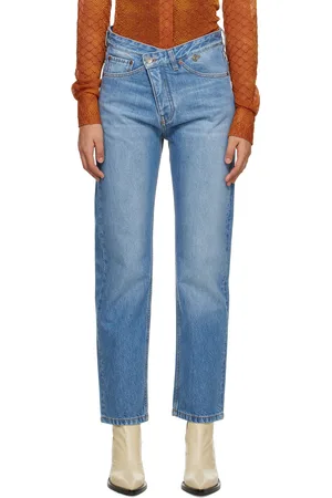 Victoria Beckham Blue Phoebe Boyfriend Jeans