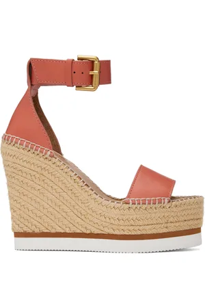 See by Chloé Orange Glyn Espadrille Sandals