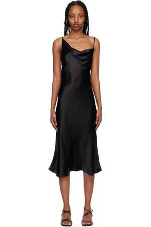 Silk Laundry Black Carrie Midi Dress