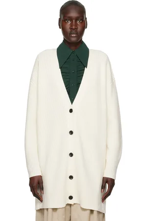 Proenza Schouler Off-White White Label Cashfeel Cardigan