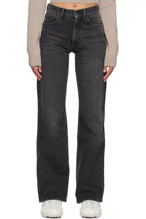 Ami Women Boyfriend - Black Boyfriend Fit Jeans