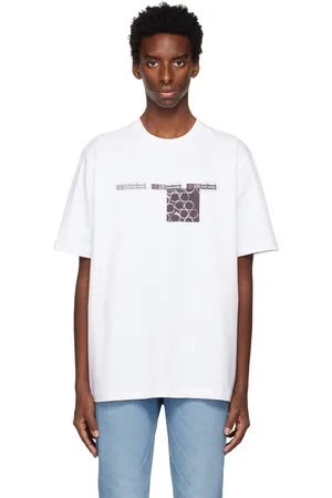 WoodWood Men T-shirts - White Haider Texture T-Shirt