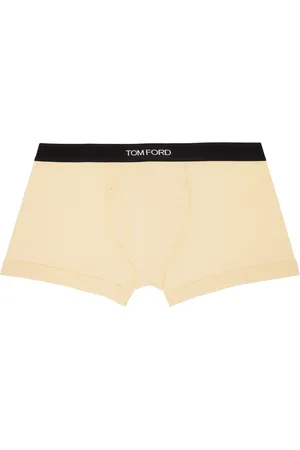 Tom Ford Yellow Jacquard Boxers
