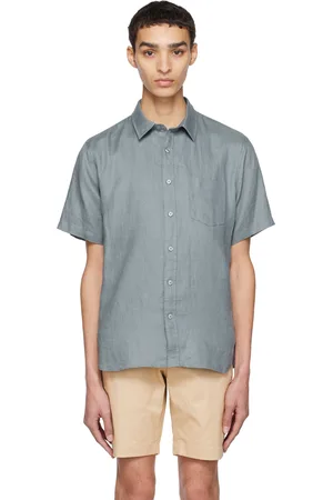 Vince Blue Patch Pocket Shirt