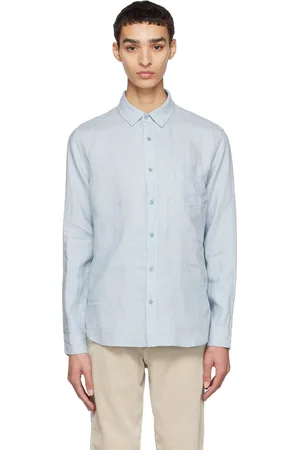 Vince Blue Patch Pocket Shirt