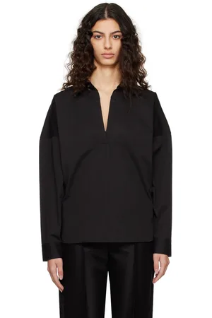 Totême Black Washed Shirt