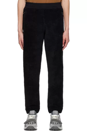 Burberry Black Embroidered Lounge Pants