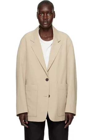 STUDIO NICHOLSON Beige Conde Blazer
