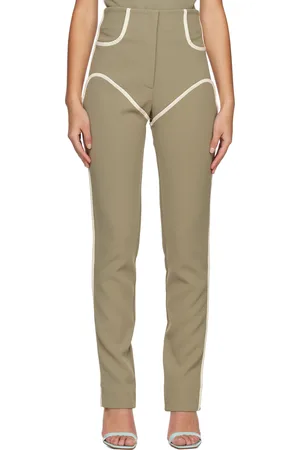 Paris Georgia Khaki Cowboy Trousers