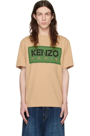 Kenzo Beige Paris Crewneck T-Shirt